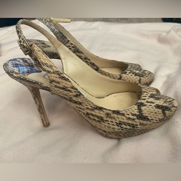 Jimmy Choo snake skin heels, size 36.5 - Picture 8 of 8